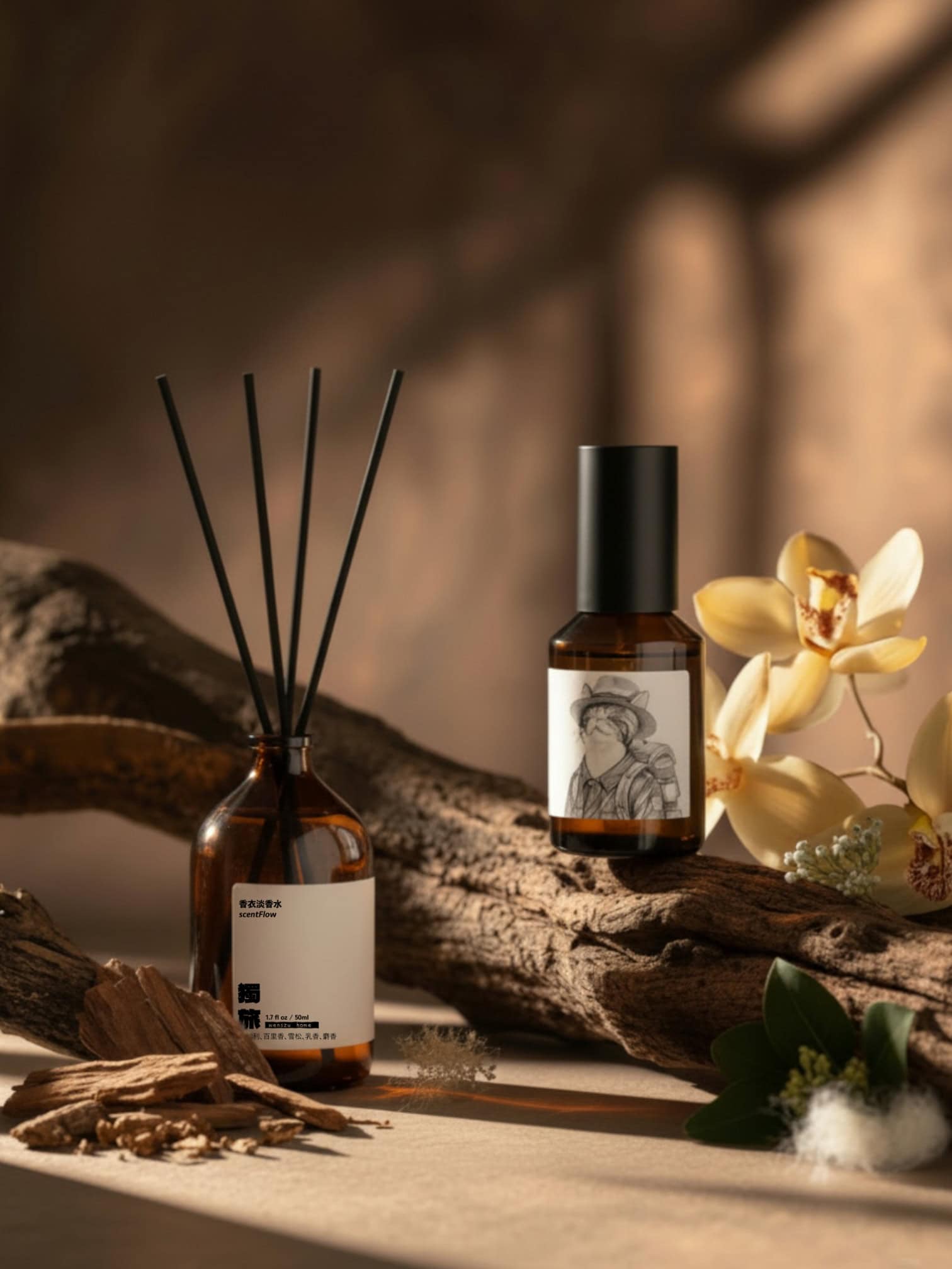 獨旅 | 香衣淡香水 擴香瓶